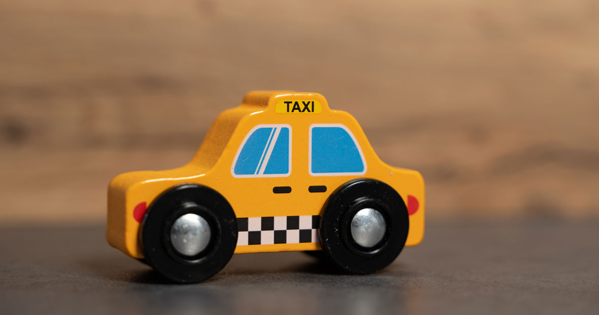 La réservation préalable d'un taxi